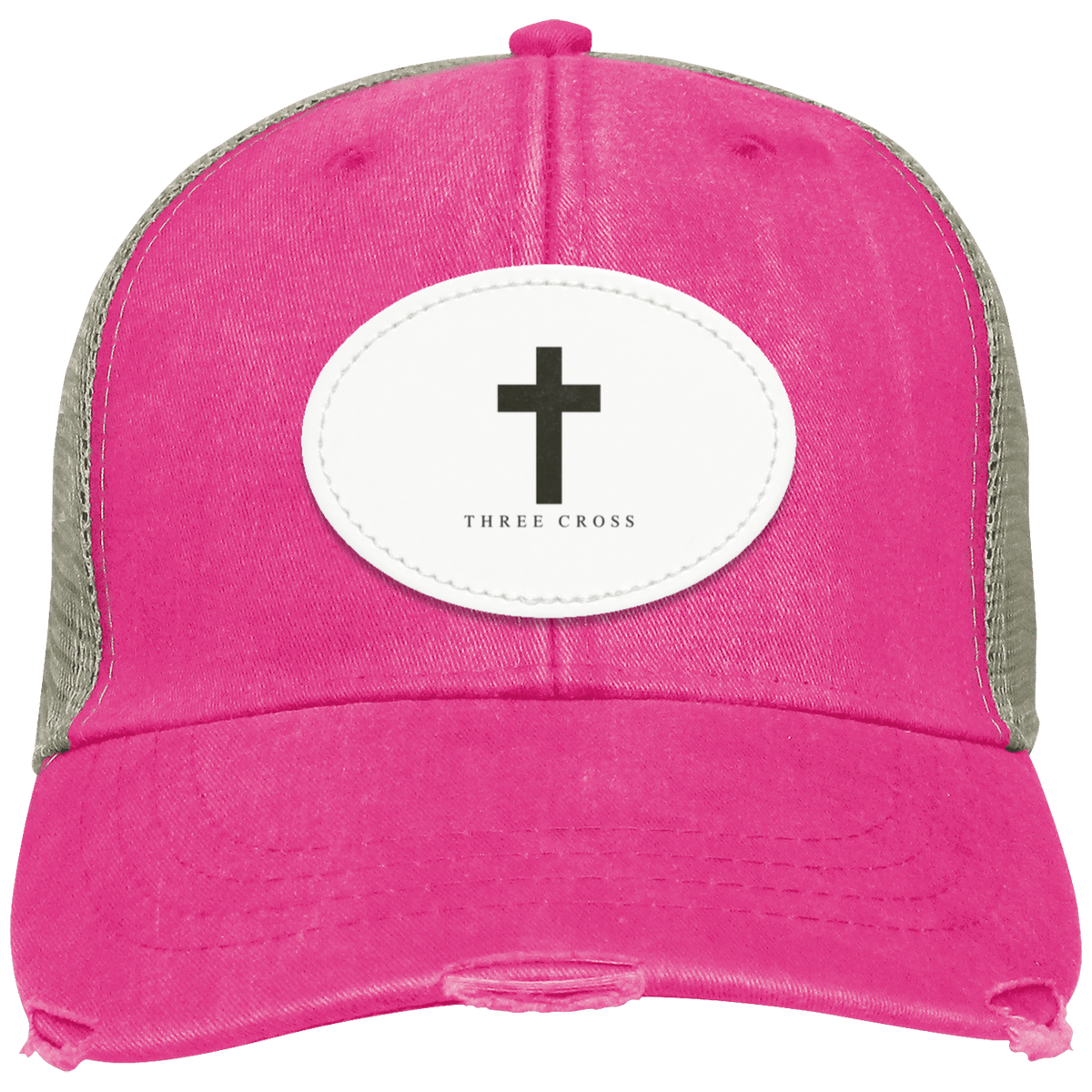 帽子 3 white cross fashion hat hats – 3 Crosses